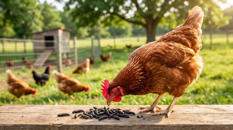 Utiliser les larves pour poules : dosage et bienfaits santé